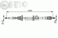 Cablu -  frana de parcare 
