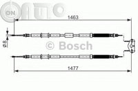 Cablu -  frana de parcare 