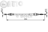 Cablu -  frana de parcare 