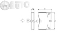 Set placute frana - frana disc 