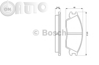 Set placute frana - frana disc 