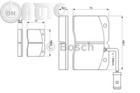 Set placute frana - frana disc 