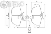Set placute frana - frana disc 