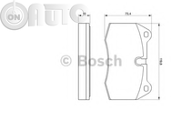 Set placute frana - frana disc 