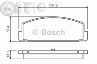 Set placute frana - frana disc 