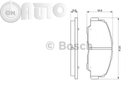 Set placute frana - frana disc 