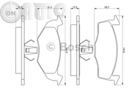 Set placute frana - frana disc 