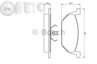 Set placute frana - frana disc 