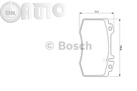 Set placute frana - frana disc 