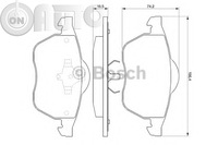 Set placute frana - frana disc 
