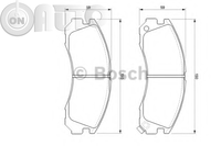 Set placute frana - frana disc 