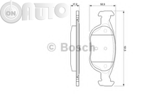 Set placute frana - frana disc 