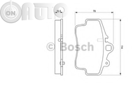Set placute frana - frana disc 