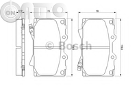 Set placute frana - frana disc 
