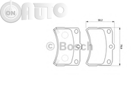 Set placute frana - frana disc 