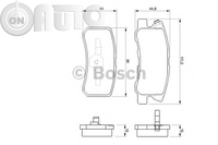 Set placute frana - frana disc 