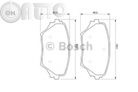 Set placute frana - frana disc 