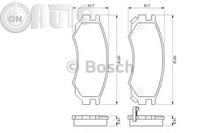 Set placute frana - frana disc 
