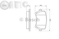Set placute frana - frana disc 