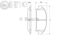 Set placute frana - frana disc 