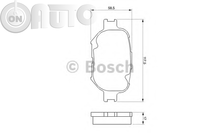 Set placute frana - frana disc 