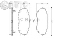 Set placute frana - frana disc 