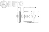 Set placute frana - frana disc 