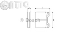 Set placute frana - frana disc 