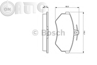 Set placute frana - frana disc 