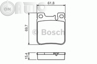 Set placute frana - frana disc 