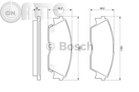 Set placute frana - frana disc 