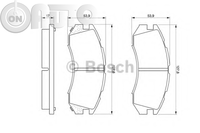 Set placute frana - frana disc 