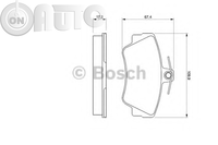 Set placute frana - frana disc 