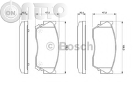 Set placute frana - frana disc 