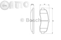 Set placute frana - frana disc 