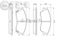 Set placute frana - frana disc 