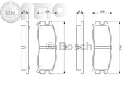 Set placute frana - frana disc 