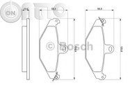 Set placute frana - frana disc 