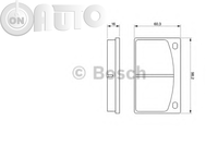 Set placute frana - frana disc 