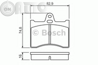 Set placute frana - frana disc 