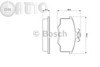 Set placute frana - frana disc 