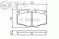 Set placute frana - frana disc 