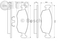Set placute frana - frana disc 