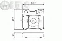 Set placute frana - frana disc 