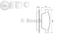 Set placute frana - frana disc 