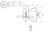 Set placute frana - frana disc 