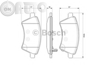 Set placute frana - frana disc 