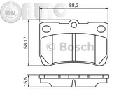 Set placute frana - frana disc 