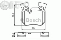 Set placute frana - frana disc 