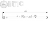 Senzor de avertizare uzura placute de frana 